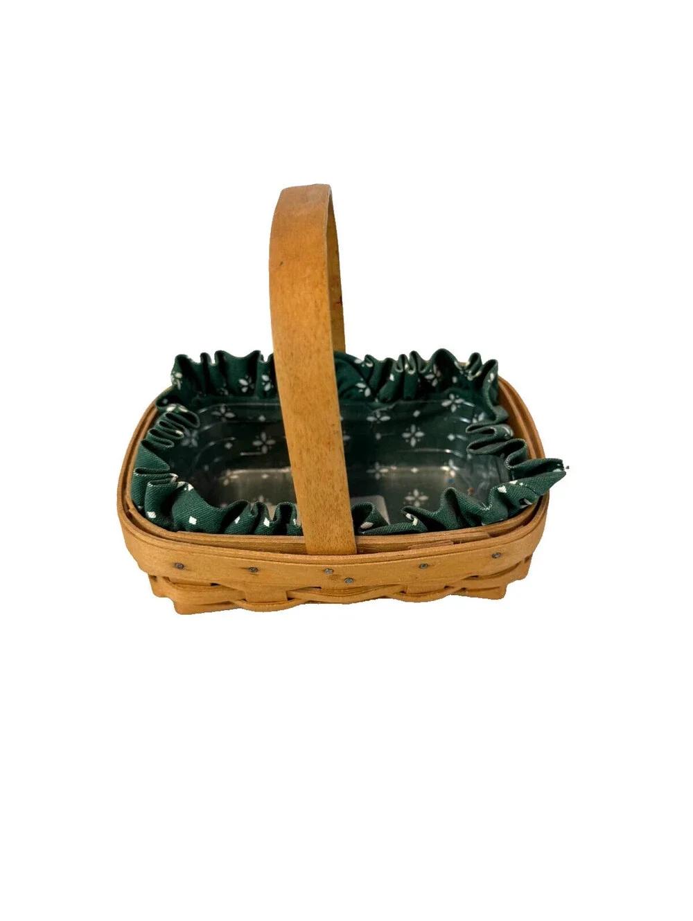 1996 Longaberger Horizon of Hope Basket w/Green Liner & Protector
